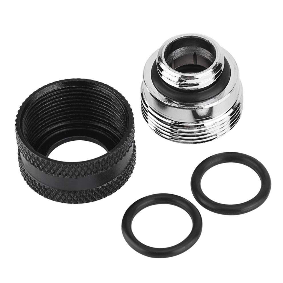 4 Pack 14Mm Od Black Compression Fittings For Rigid Acrylic Tube 4071341192439