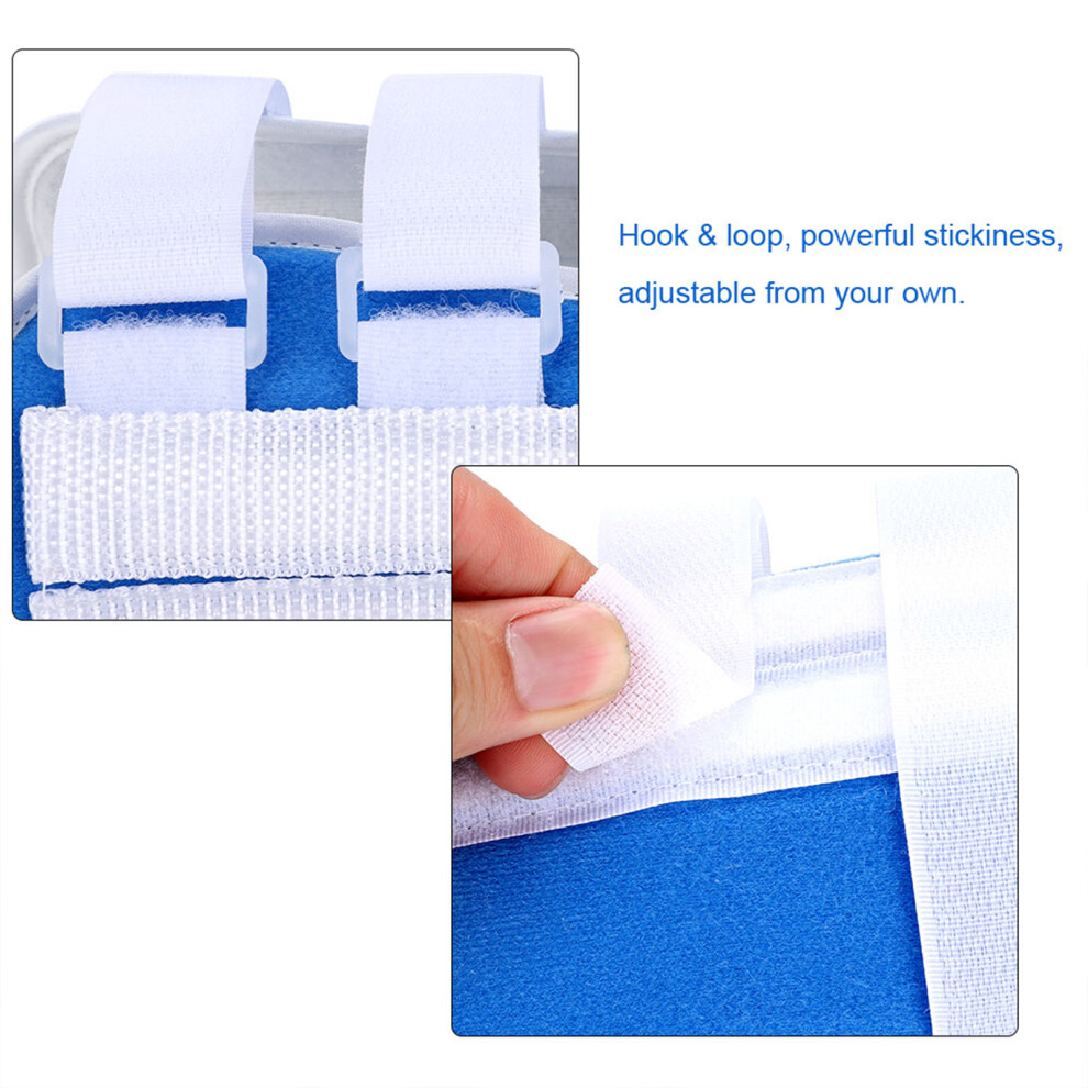 Adjustable Knee & Ankle Support Brace Foot Orthosis, Small to Large, Breathable