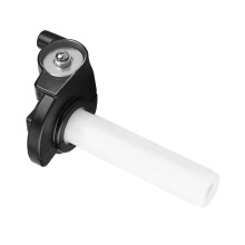 22 mm Motorrad Weiß Drehgriff für Motocross, Langlebig & Stilvoll