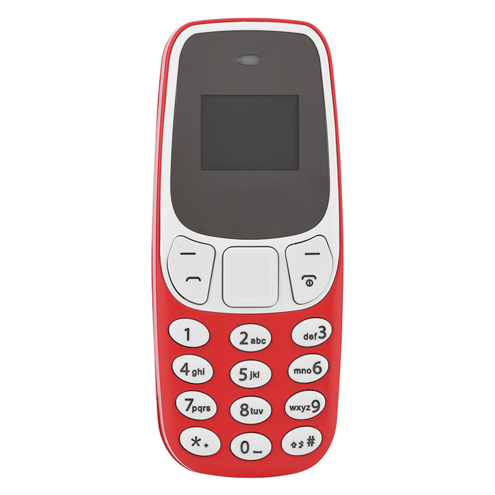 Dual Sim Gsm Bluetooth Cellphone With Voice Changer - 380Mah Red 9341341193633
