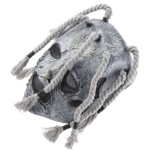 Máscara de látex de cabeza completa de terror unisex - accesorio de carnaval