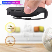 Mini videocámara HD 128GB TF Negro 85x35x28mm