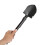 Multi-Function Folding Survival Shovel with Compass, Durable Iron, Black 4