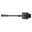 Multi-Function Folding Survival Shovel with Compass, Durable Iron, Black 14
