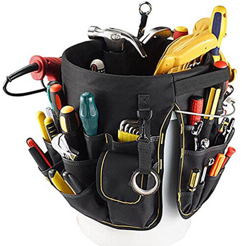 Robuster 56-Taschen-Werkzeug-Eimer-Organizer, 600D