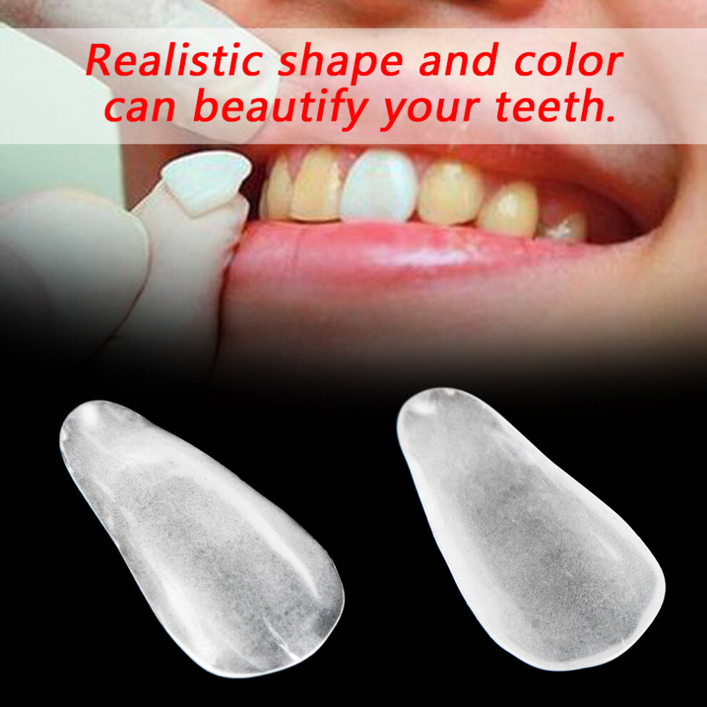 70Pcs Resin Upper Lower Temporary Dental Crowns For Oral Care (White, Lower)