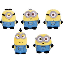 Minions Squeeze 'N Sing Soft Toy Plush Full Series - Full Set of 5