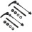2Set Mountain Bike Front Quick Release Skewers 2