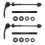 2Set Mountain Bike Front Quick Release Skewers 1