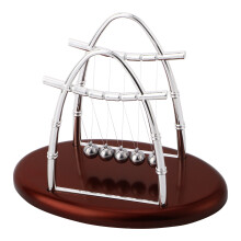 Newtons Cradle Science Pendulum Physics Balance Balls Steel Toy Office Desk Fun