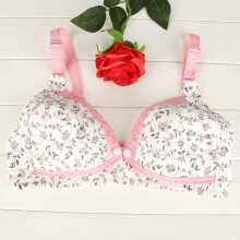 Pink Cotton Nursing Bra for Pregnant Women Pre Opening Maternity Bra 40/90