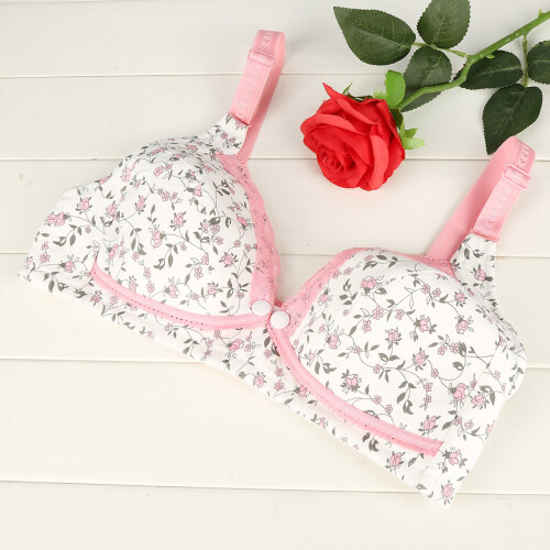 Adjustable Nursing Bra for Breastfeeding Moms Pink 38/85 2