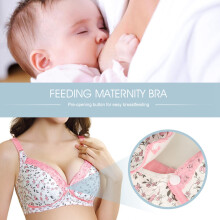 Adjustable Nursing Bra for Breastfeeding Moms Pink 38/85