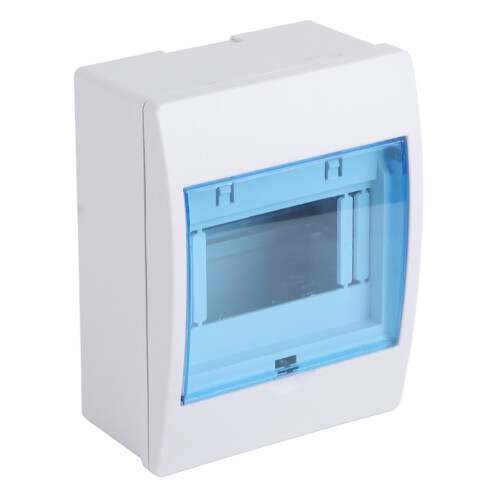 Plastic Circuit Breaker Distribution Box for 4-6 Ways Indoor Wall Installation 1