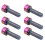 6Pcs Portable for M5x18 Titanium Alloy Mountain 2