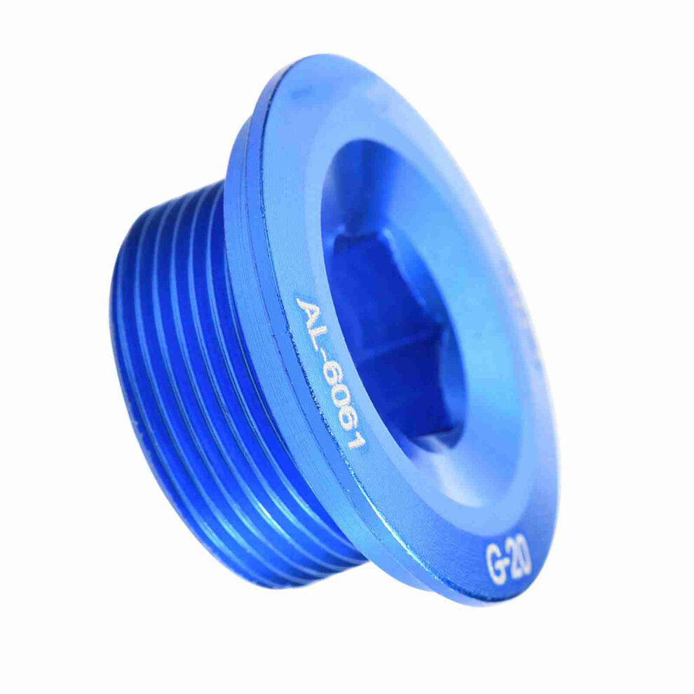 Aluminum Alloy Bicycle Crank Fixing Bolt - Blue Easy Fit For Bike Repair 8451341201588