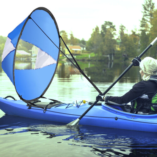 108 cm Transparent Window Canoe Sail Easy Deployment Storage Bag