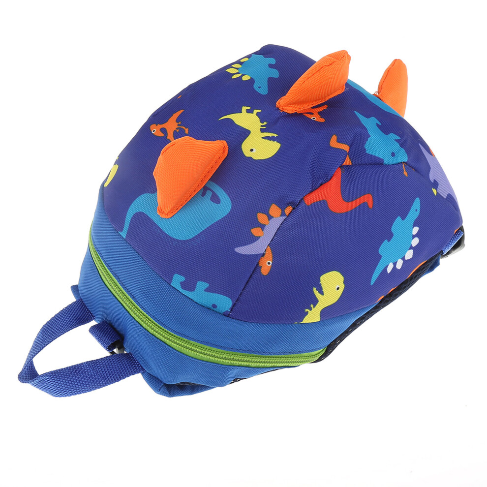 Toddler Dinosaur Safety Harness Backpack 20x26x12cm Blue Dark Blue