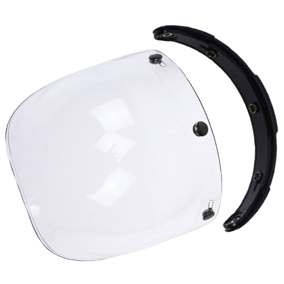 3-Snap Bubble Wind Visor For Motorcycle Helmets, Uv Protection, 22X20x12cm 8441341204498