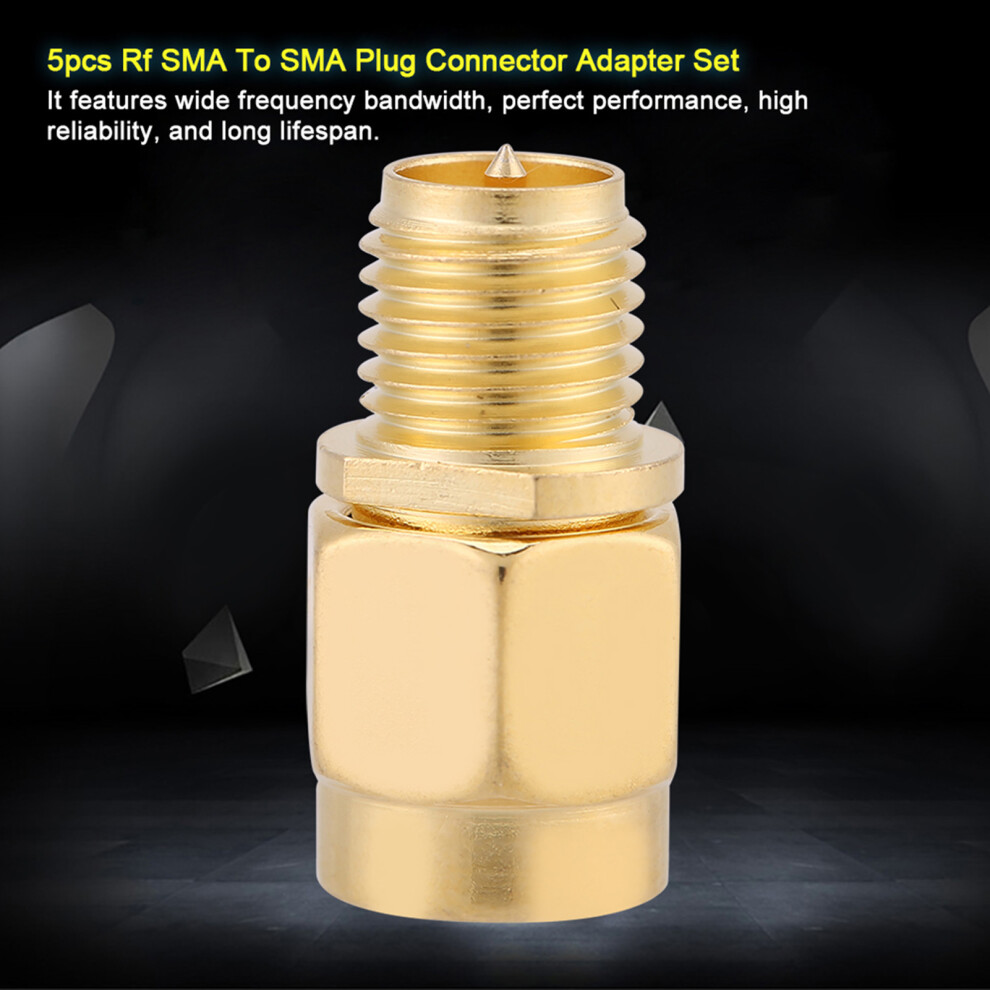 5Pcs Sma Male To Rp Sma Female Rf Coaxial Connectors 0-6Ghz 4941341204749