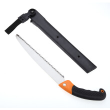 Stainless Steel Hand Saw 28cm, Ergonomic Handle, Tree & Wood Cutting
