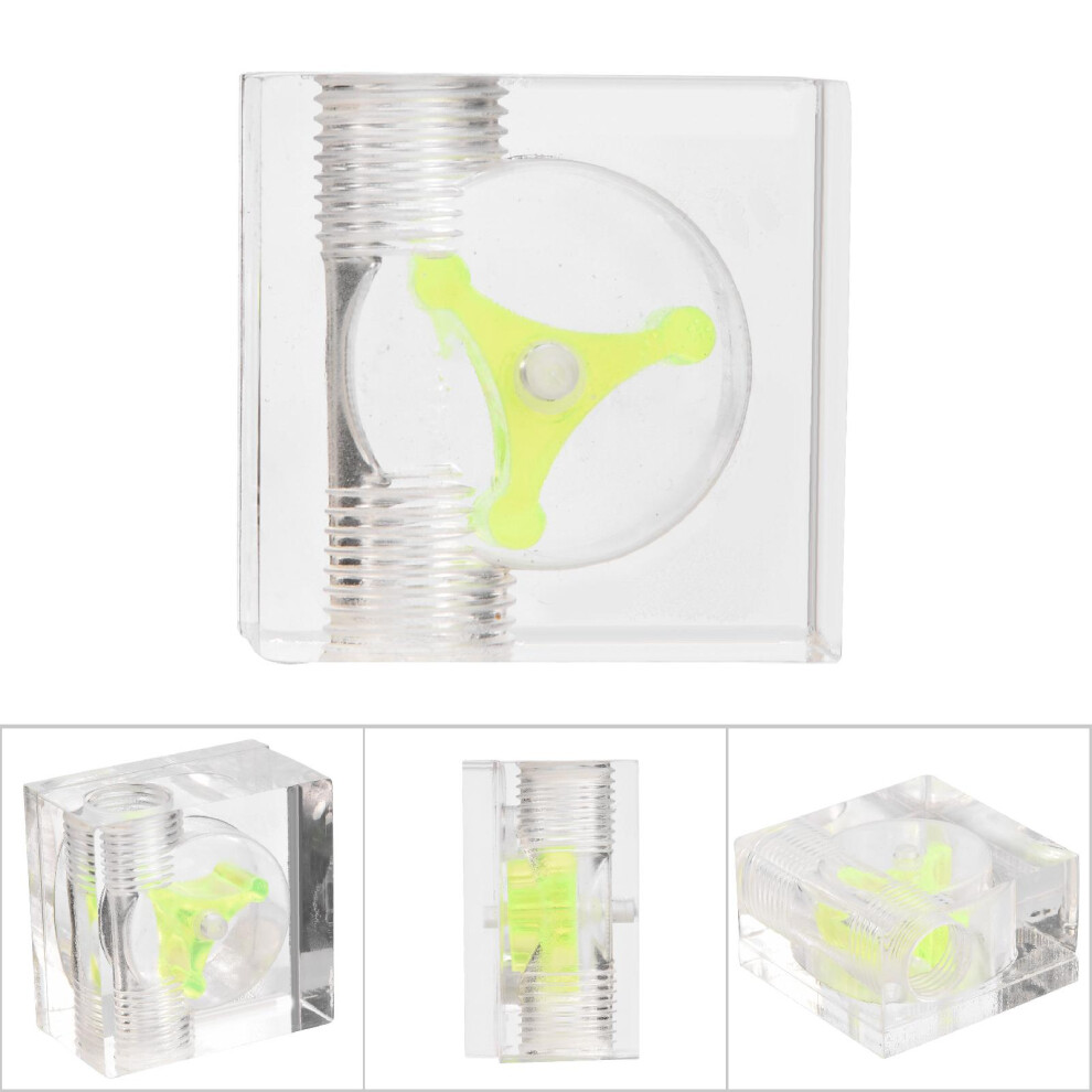 3-Impeller G1/4 Flow Meter Indicator For Pc Water Cooling Systems 5061341205481