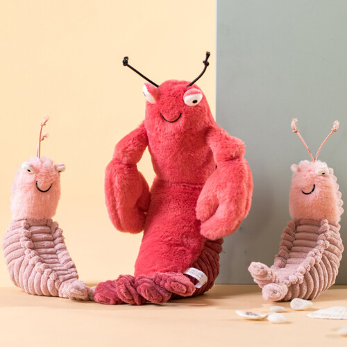 Shrimpfellspielzeug Weiche Plüschpuppen Kinder Geschenk 2