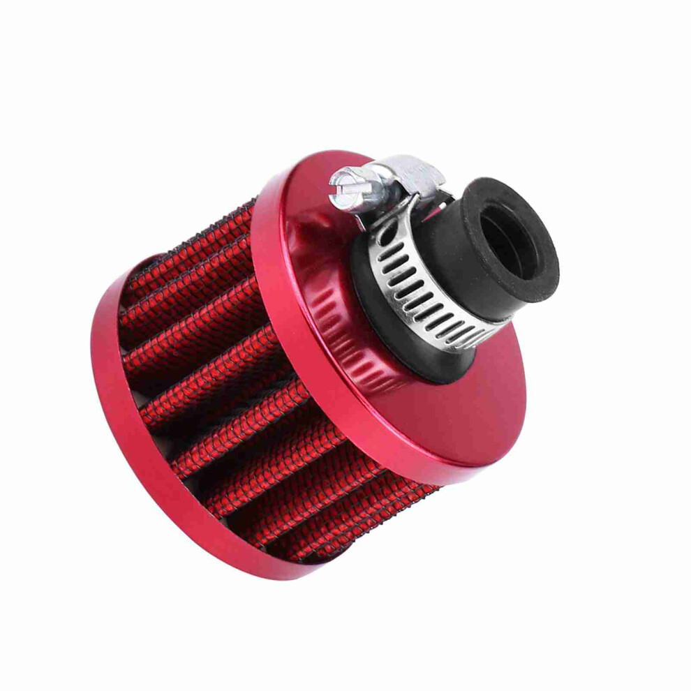 Efficient Red 12mm Car Air Intake Filter Kit for Universal Vehicles-image-OPC-PJMDVJV-NEW