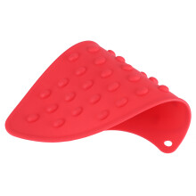 Heat Resistant Silicone Ironing Pad in Red Anti Slip for Safety Use