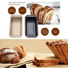 Rechteckige Toastform aus Carbonstahl Backblech Nicht-Stick Kastenform Kuchen Backform