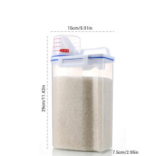 Transparente Reisaufbewahrungsbox 2KG 157.529cm PP