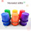 Kinder-Eimer-Stelzen aus ABS, 10,5/14 cm, 13 cm, Seil 53 cm 7