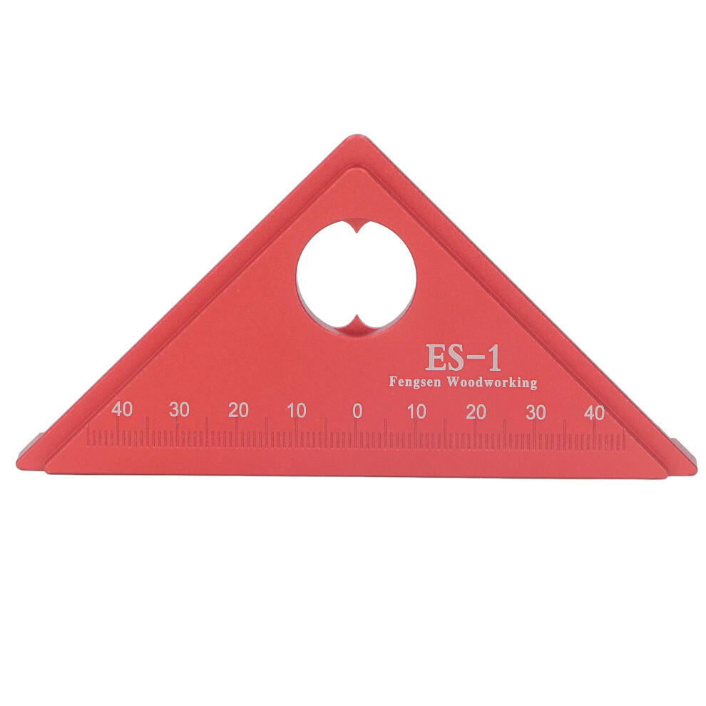 45 Degree Angle Ruler Aluminum Alloy Carpentry