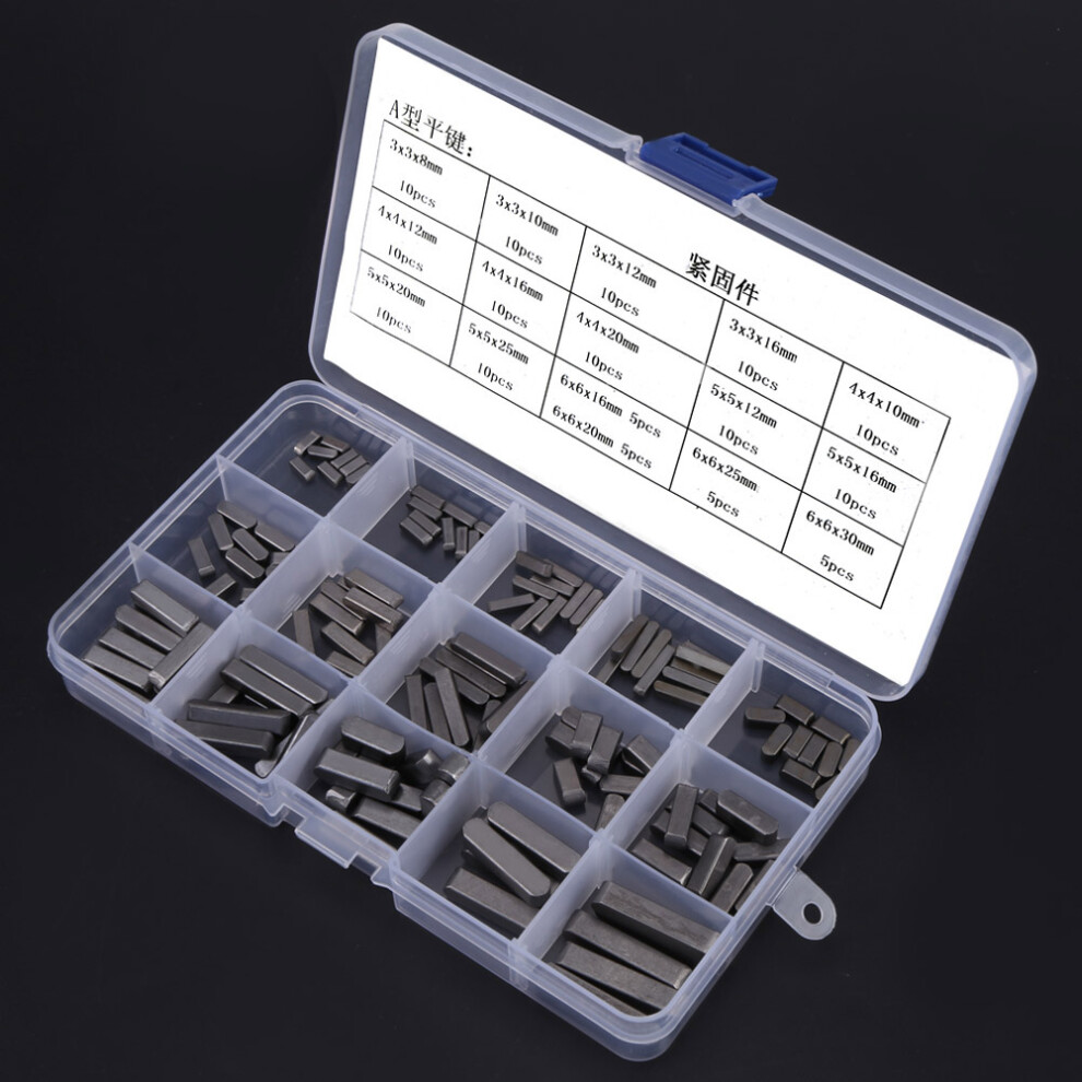 Precision Feather Keys 140Pcs Set 8Mm Through 30Mm Round Ended Drive Shafts 3651341214112