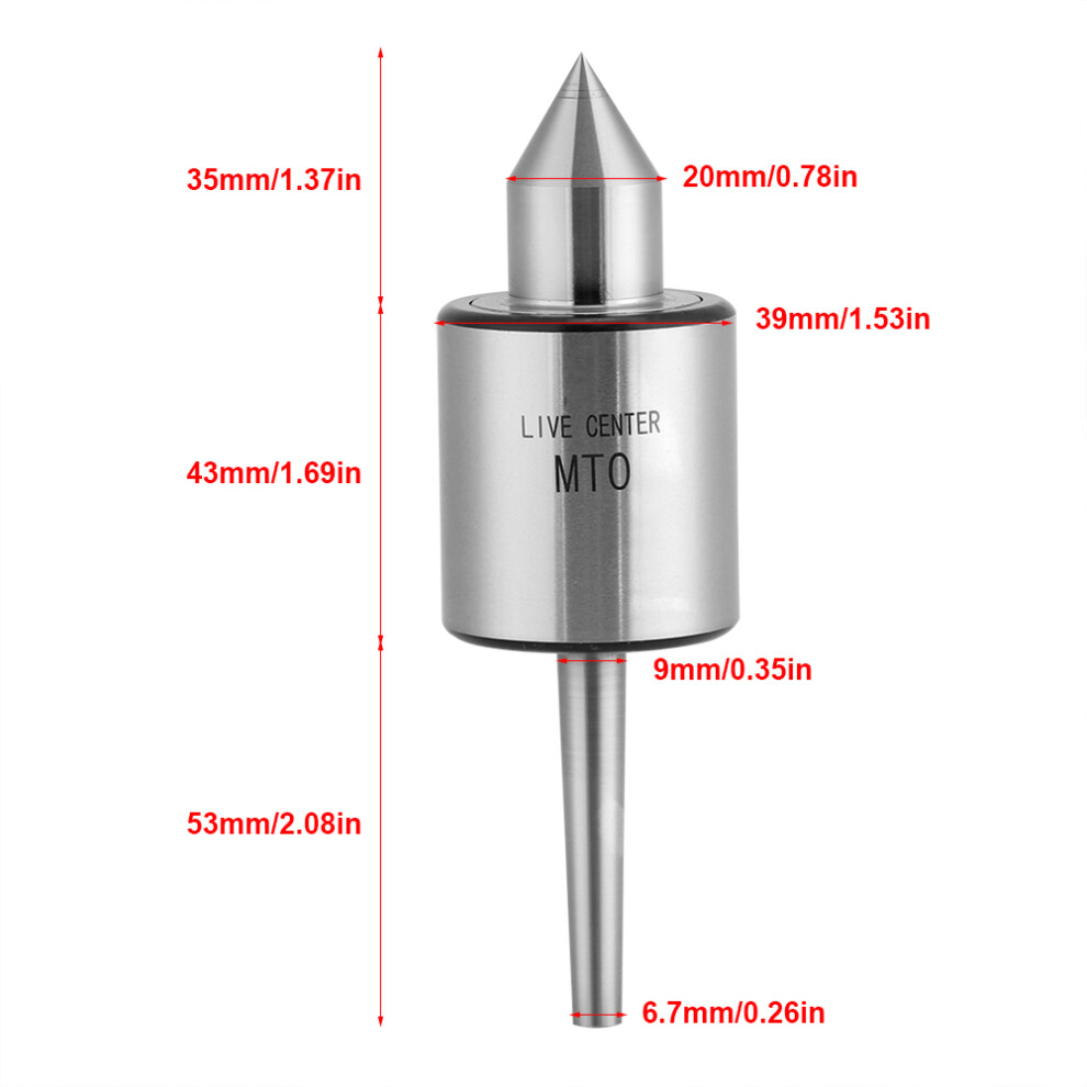 Enhance Lathe Precision With Mt0 High Speed Milling Center Tool 9421341214603