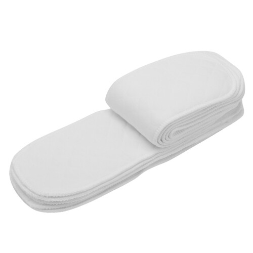 Modern 6-Layer Baby Cloth Diaper Liners - 10pcs Soft Cotton Inserts 2