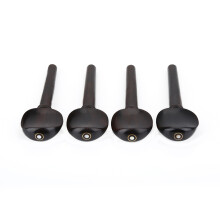 4 Stück Ebenholz 4/4 Cello Stimmmechaniken – Hochwertiges Saiteninstrument-Zubehör