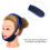 Blue Anti Snoring Headband with Chin Strap - Adjustable Sleep Solution 6