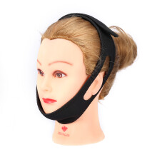 Anti Snoring Belt for Men and Women, Adjustable Chin Support Strap Black