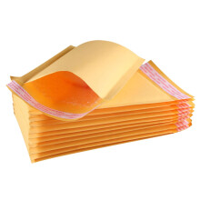 Air Cushion Bags 50 Pieces Self-Sealing Padded Envelopes 15x21CM Orange Air Cushion Foil Bags for Shipping