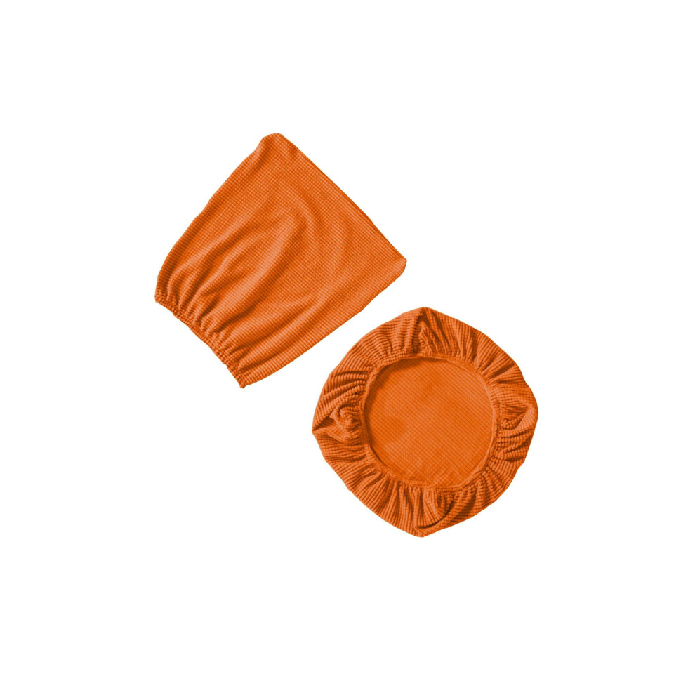 (Orange Set, Universal) Jacquard Office Chair Covers Computer Armchair Slipcover Yellow Set-image-OPC-PJMF6DS-NEW