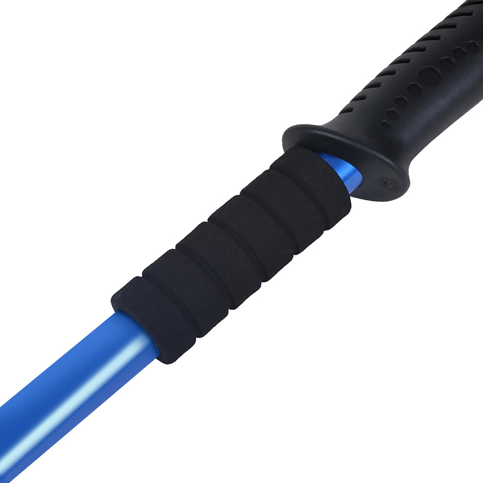 Blue Aluminium Alloy Telescopic Walking Cane Stick Adjustable & Lightweight