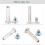High Quality 31mm Inline Skate Axles Screws Set 10pcs for Easy Install 7