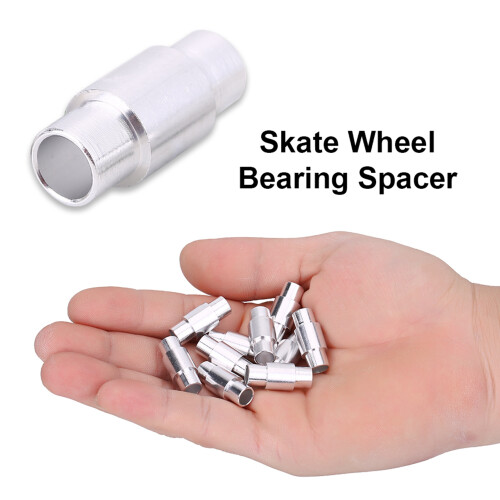 Durable 10pcs Aluminium Bearing Stepped Spacers for Smooth Inline Skating 2