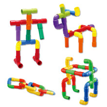 Rohrleitungsblöcke 50-60 Stück, 23x23 cm, bunt