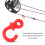 4Pcs Red Rubber Compound Bow String Stabilizer Vibration Damper Shock Absorber 2