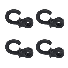Enhance Archery with 4Pcs Black Bow String Dampers - Shock Absorbers