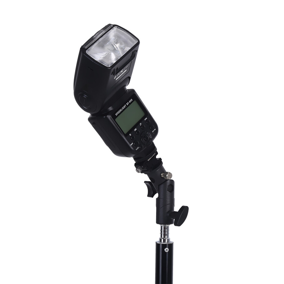 E Type Aluminum Alloy Flash Stand Bracket Hot Shoe Adapter Umbrella Holder 4921341220598