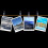 100 piezas de clips plásticos transparentes mini 3.5*0.5*1cm 6