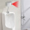 Exposed Wall Mounted Urinal Flush Valve Automatic Sensor 6V DC 8